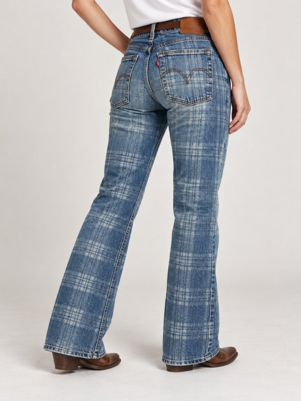 Levi's BIG E Button Fly Wedgie Straight Jeans 30 / 26